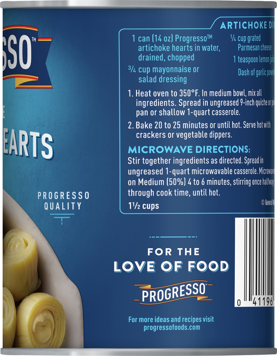 slide 6 of 13, Progresso Artichoke Hearts, Imported, Ready To Serve, 14 oz., 14 oz