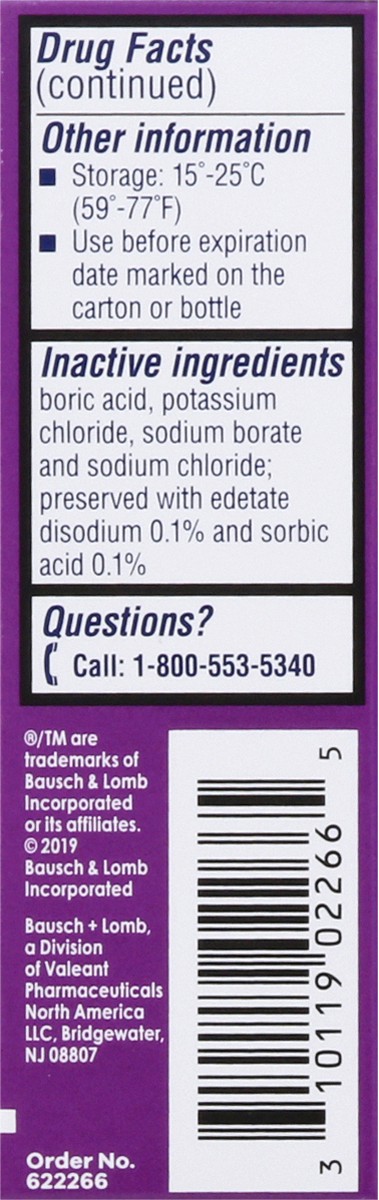 slide 2 of 9, Bausch + Lomb Soothe Hydration Eye Drops for Dry Eyes, Lubricating Eye Drops–from Bausch + Lomb, 0.5 FL OZ (15 mL), 0.50 fl oz