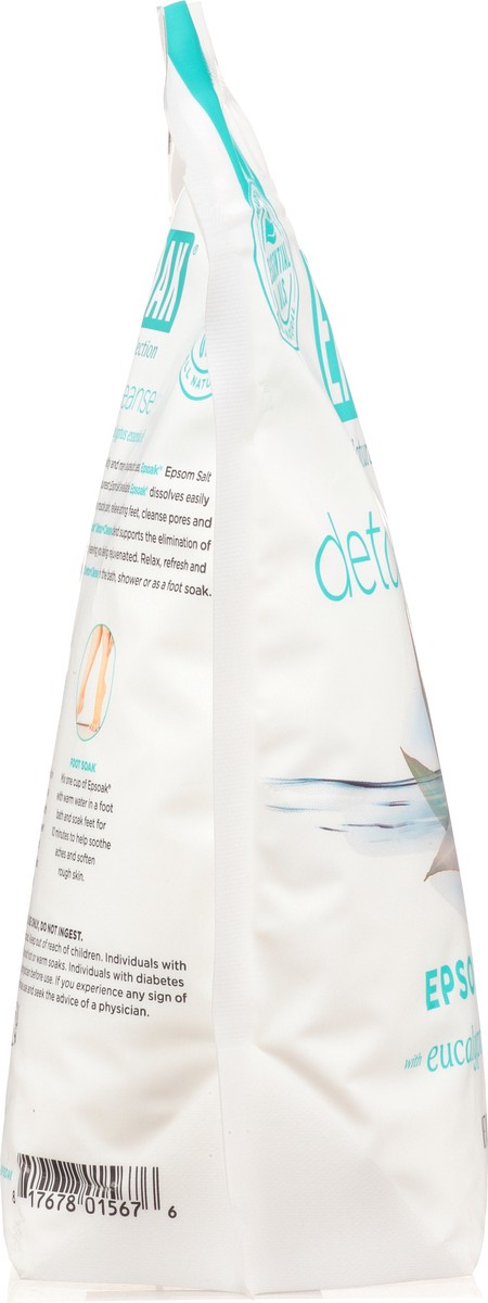 slide 4 of 9, Epsoak Naturals Collection Detox + Cleanse Epsom Salts 32 oz Pouch, 32 oz