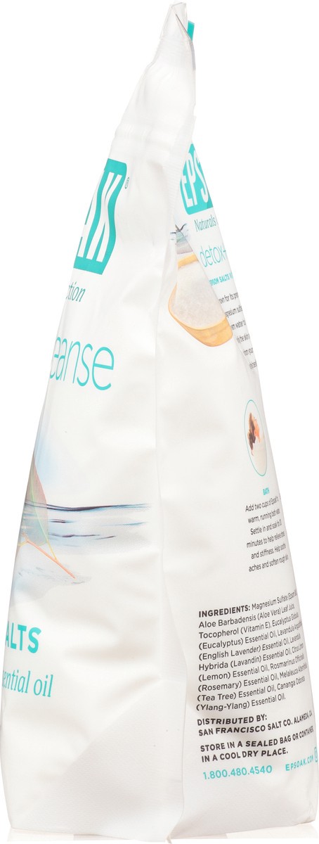 slide 6 of 9, Epsoak Naturals Collection Detox + Cleanse Epsom Salts 32 oz Pouch, 32 oz