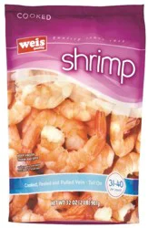 Cooked, Peeled, Deveined Jumbo Cooked Shrimp