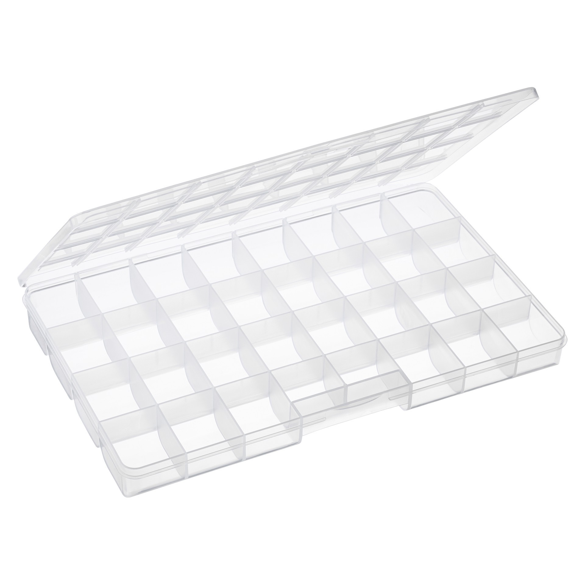slide 3 of 3, 32-Compartment No Spill Bead Storage Organizer By Bead Landing, 13.6 in x 8.6 in x 1.3 in