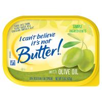 slide 11 of 29, I Can't Believe It's Not Butter! Vegetable Oil Spread with Olive Oil, 15 oz