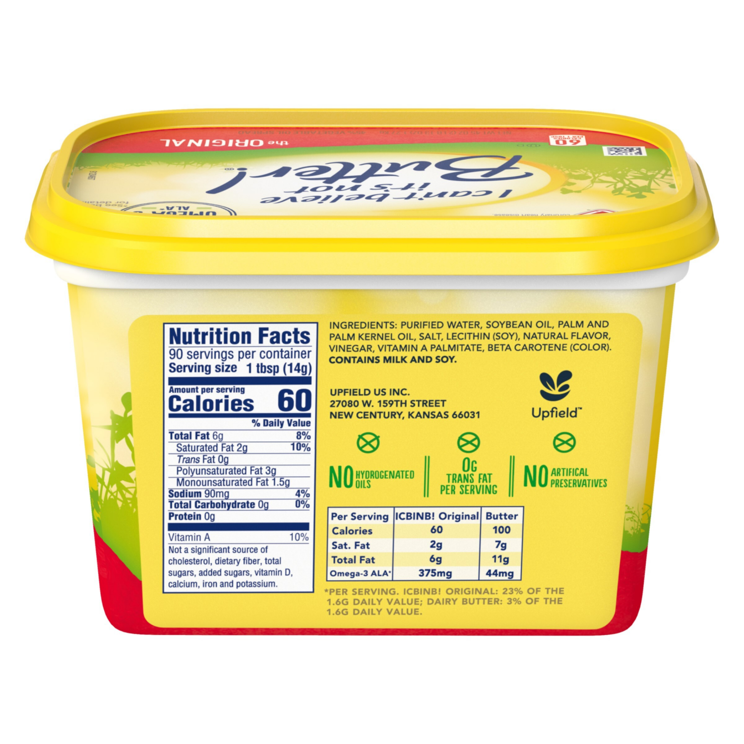 slide 4 of 5, I Can't Believe It's Not Butter! I Can’t Believe It’s Not Butter! Original Spread 45 oz, 45 oz