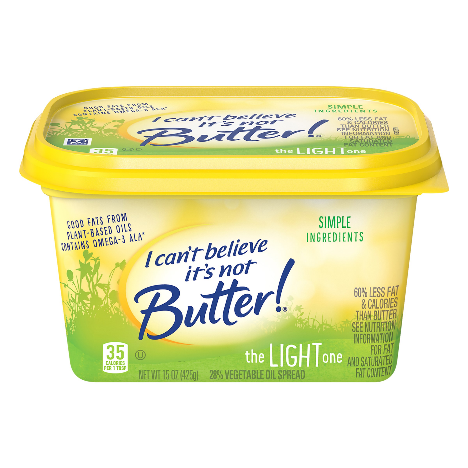 slide 1 of 7, I Can't Believe It's Not Butter! I Can’t Believe It’s Not Butter! Light Spread 15 oz, 15 oz