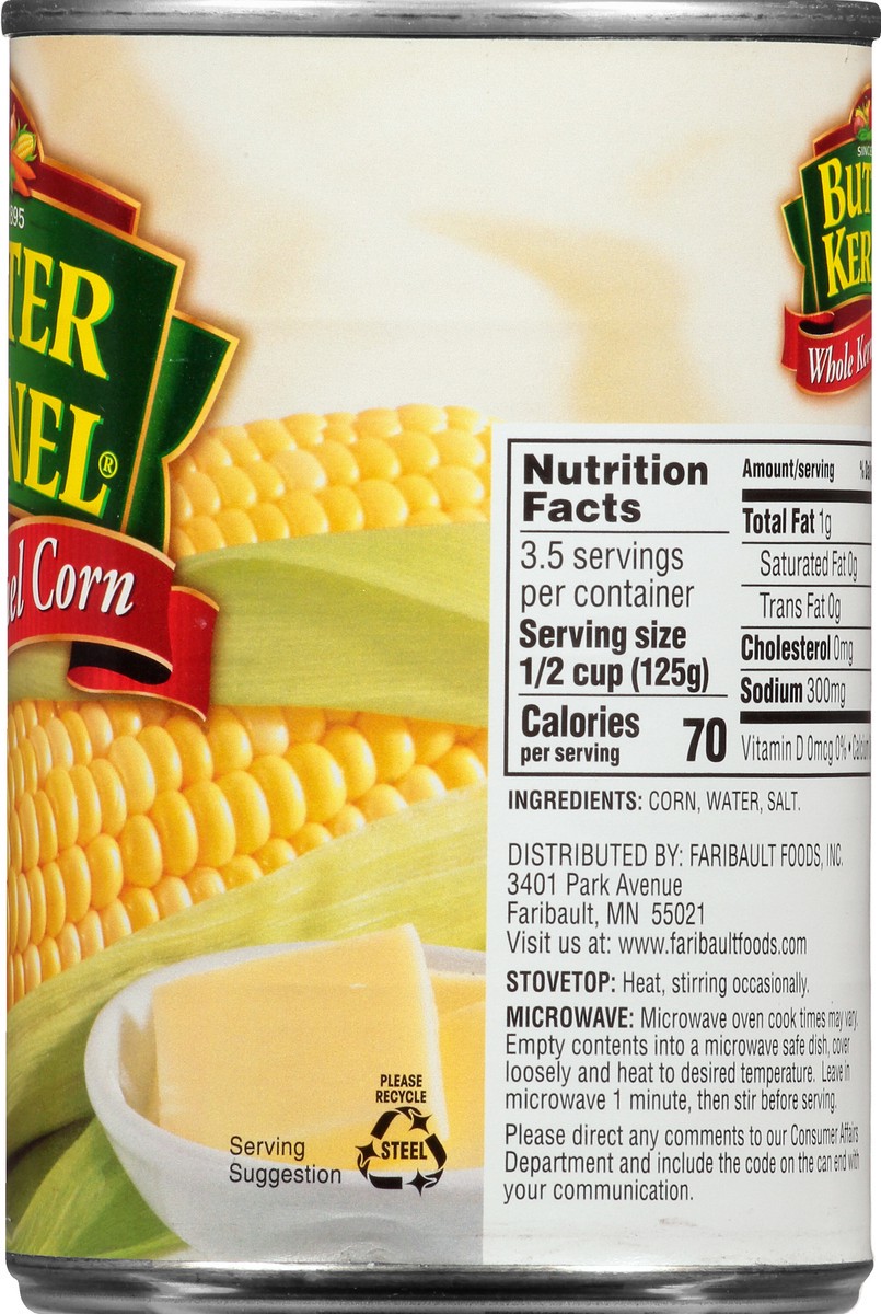 slide 6 of 12, Butter Kernel Whole Kernel Corn, 15.25 oz