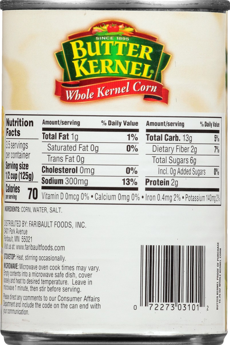 slide 8 of 12, Butter Kernel Whole Kernel Corn, 15.25 oz