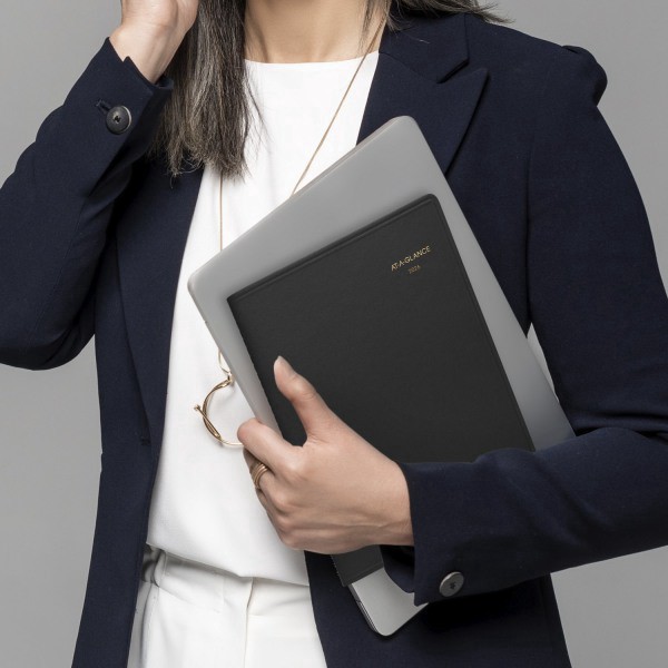 slide 5 of 10, AT-A-GLANCE® 2026 Weekly Appointment Book Planner, Black, Large, 8 1/4"" x 11"", 1 ct