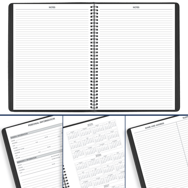 slide 2 of 10, AT-A-GLANCE® 2026 Weekly Appointment Book Planner, Black, Large, 8 1/4"" x 11"", 1 ct