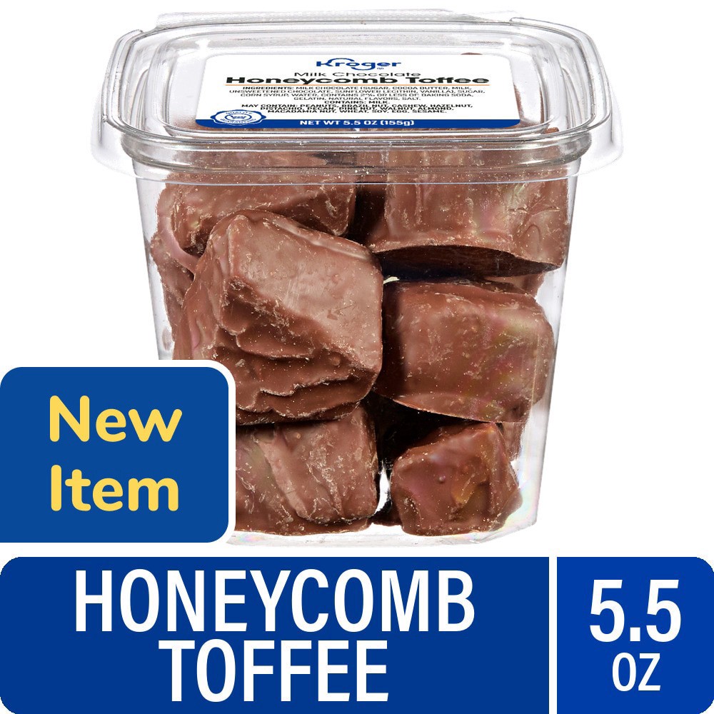 slide 1 of 1, Kroger® Milk Chocolate Honeycomb Toffee, 5.5 oz