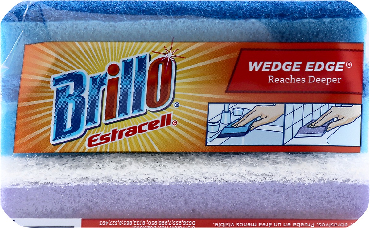 slide 7 of 11, Brillo Estracell 3 Pack Variety Pack No Scratch Scrub Sponge 3 ea, 3 ct