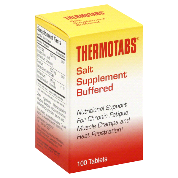 slide 1 of 2, Thermotabs Salt Supplement 100 ea, 100 ct