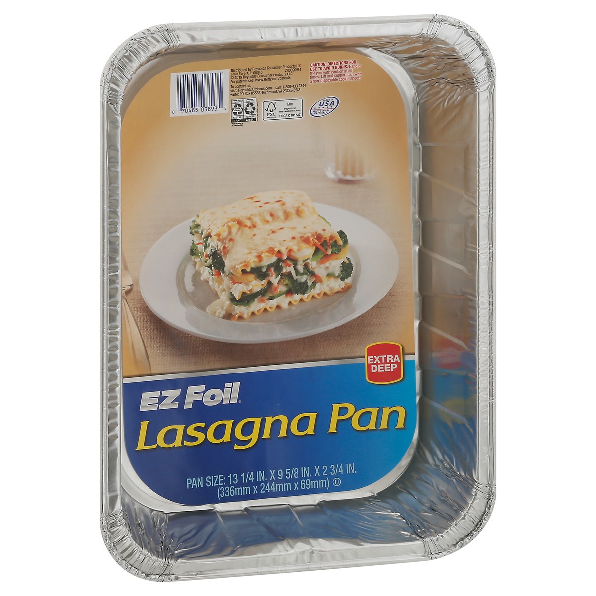 slide 2 of 9, Ez Foil Lasagna Pan, 1 ct