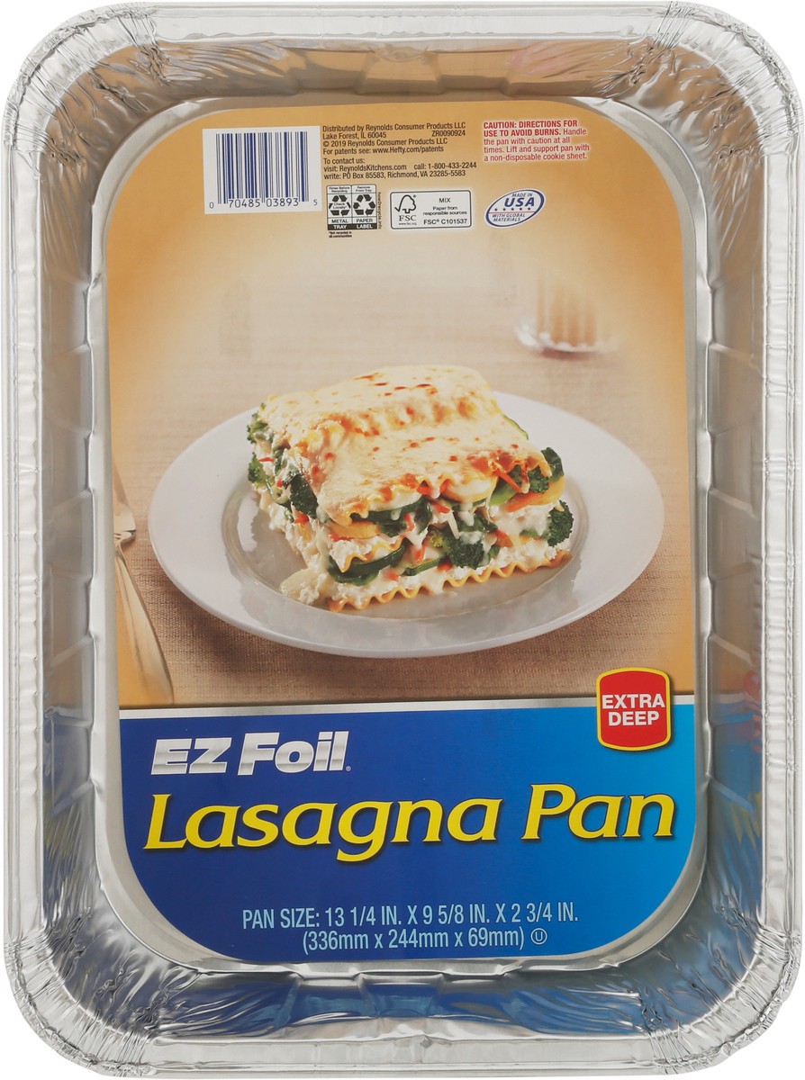 slide 6 of 9, Ez Foil Lasagna Pan, 1 ct