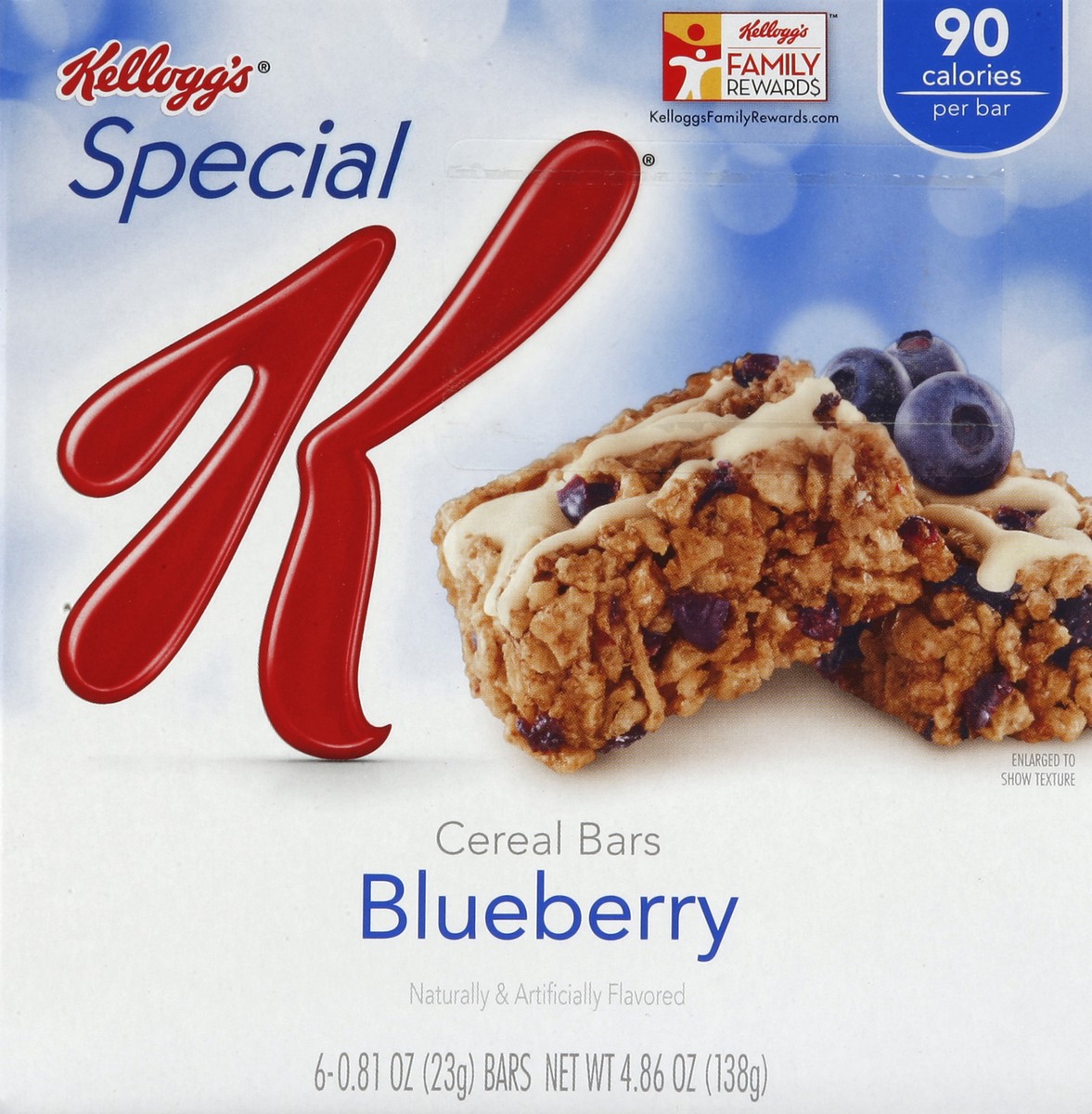 slide 5 of 6, Kellogg's Special K Blueberry Cereal Bars, 6 ct