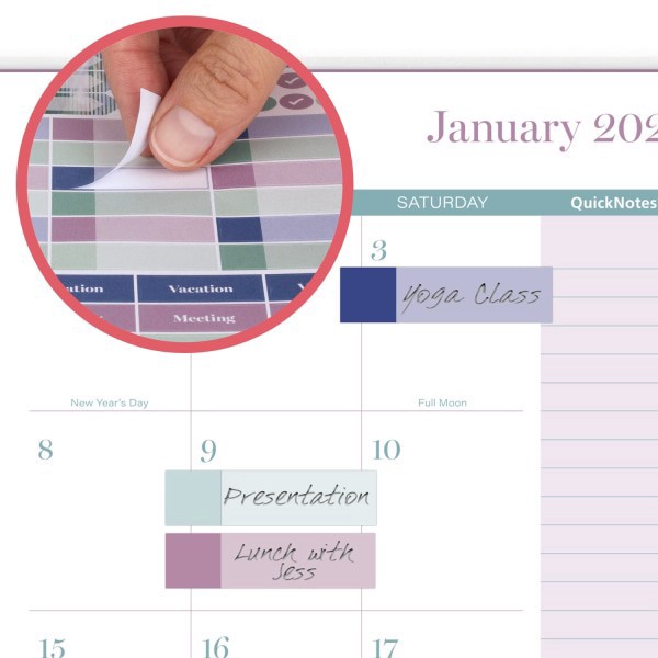 slide 3 of 9, Cambridge® Neo 2026 Weekly Monthly Planner, Small, 5 1/2"" x 8 1/2"", 1 ct