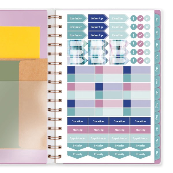 slide 6 of 9, Cambridge® Neo 2026 Weekly Monthly Planner, Small, 5 1/2"" x 8 1/2"", 1 ct