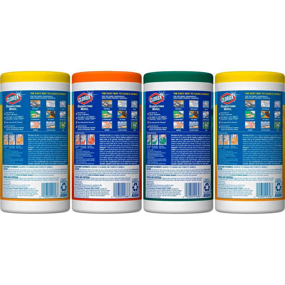 slide 207 of 222, Clorox Disinfecting Bleach Free Cleaning Wipes Value Pack 4CT, 4 ct