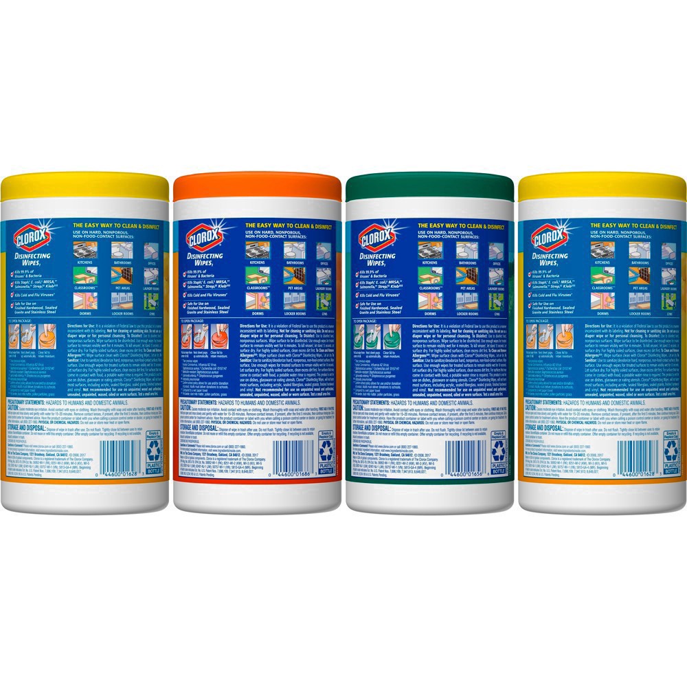 slide 210 of 222, Clorox Disinfecting Bleach Free Cleaning Wipes Value Pack 4CT, 4 ct