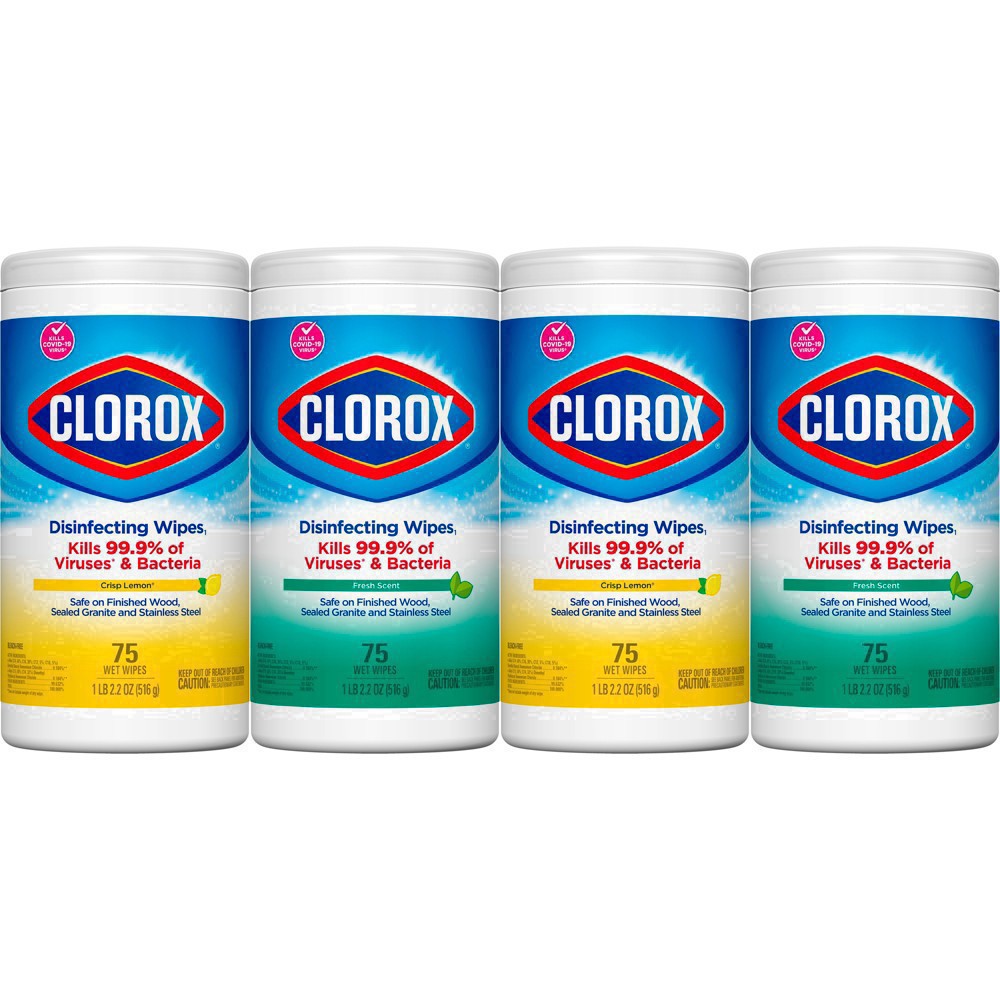 slide 142 of 222, Clorox Disinfecting Bleach Free Cleaning Wipes Value Pack 4CT, 4 ct