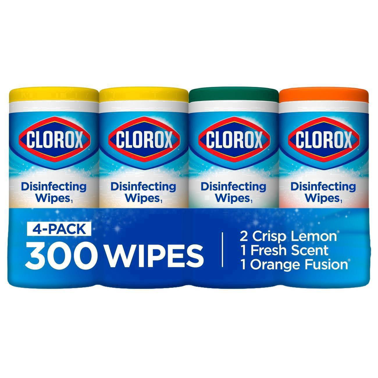 slide 137 of 222, Clorox Disinfecting Bleach Free Cleaning Wipes Value Pack 4CT, 4 ct