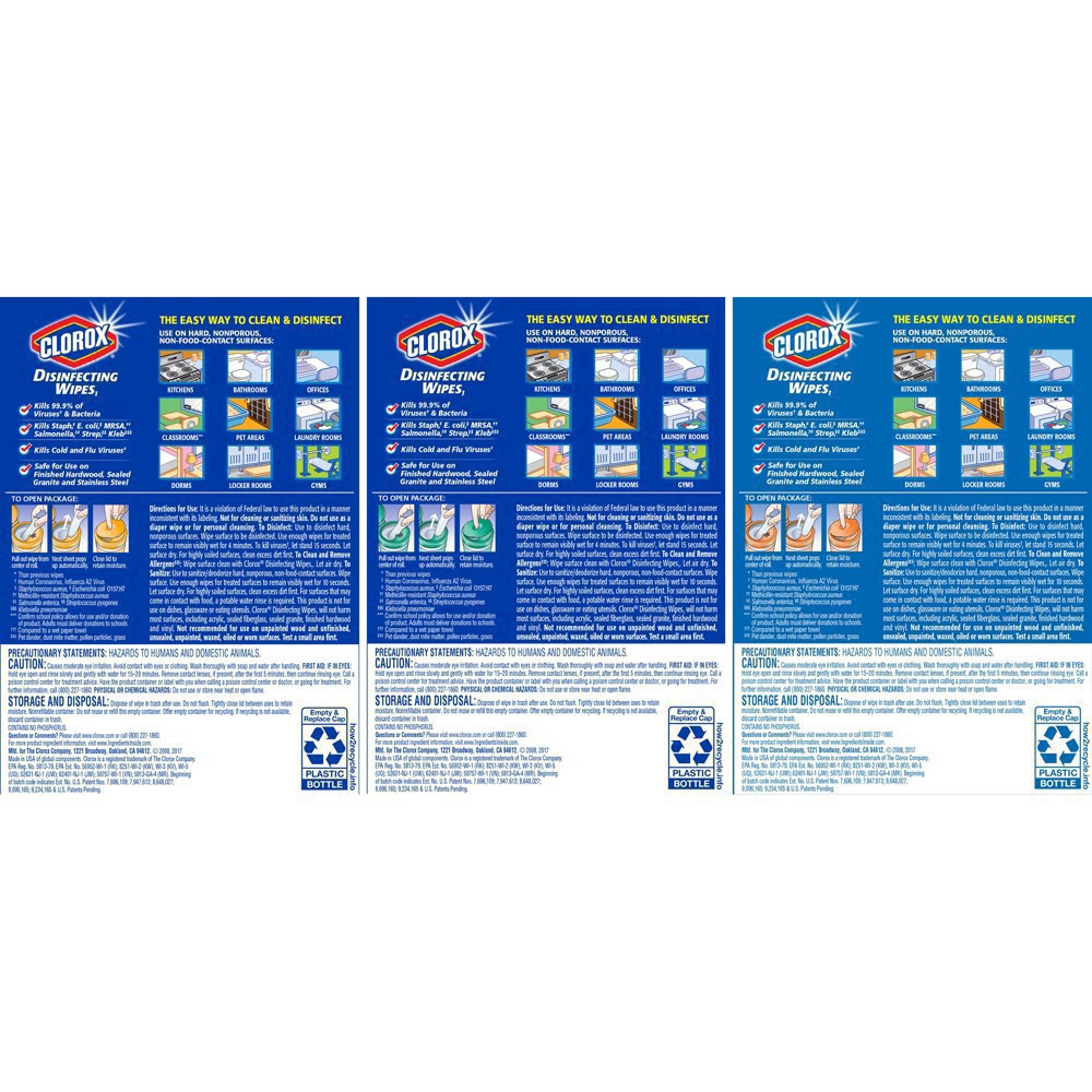 slide 194 of 222, Clorox Disinfecting Bleach Free Cleaning Wipes Value Pack 4CT, 4 ct