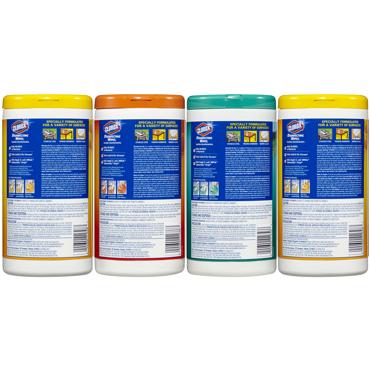 slide 80 of 222, Clorox Disinfecting Bleach Free Cleaning Wipes Value Pack 4CT, 4 ct