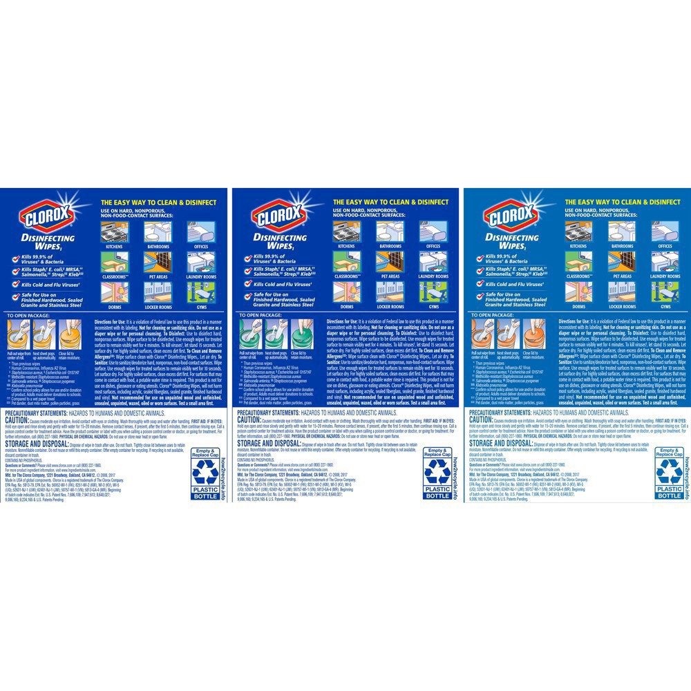 slide 172 of 222, Clorox Disinfecting Bleach Free Cleaning Wipes Value Pack 4CT, 4 ct