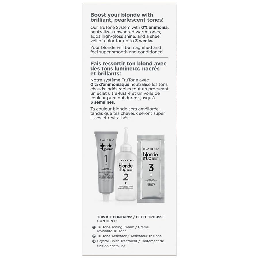 slide 2 of 4, Clairol Blonde It Up Crystal Glow Toners Radiant Opal Hair Color, 1 ct