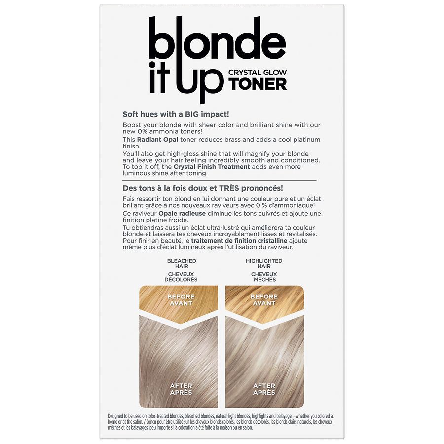 slide 4 of 4, Clairol Blonde It Up Crystal Glow Toners Radiant Opal Hair Color, 1 ct