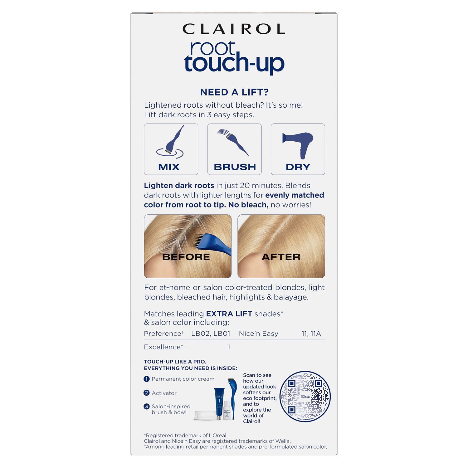 slide 3 of 4, Root Touch-Up Clairol Root Touch-up Permanent Extra Lift Hair Color, 1 ct