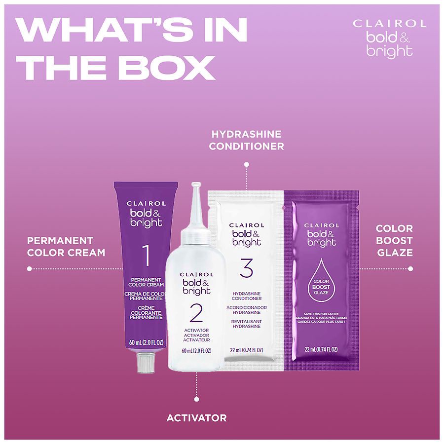 slide 5 of 5, Clairol Bold & Bright 110 Pina Colada, 1 ct