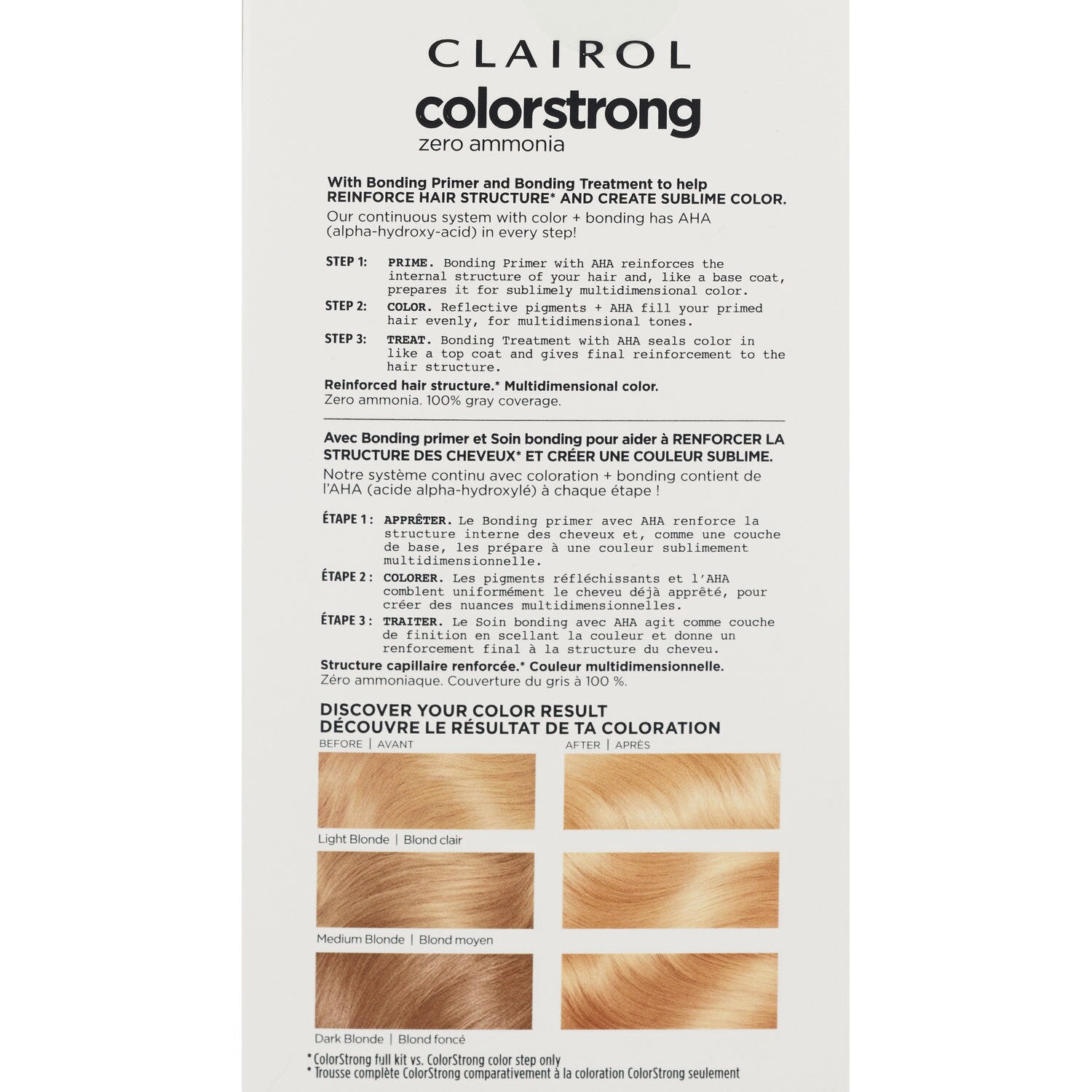slide 4 of 5, ColorStrong Extra Light Blonde 10.0 Big Sun Zero Ammonia Hair Color 1 ea, 1 ct