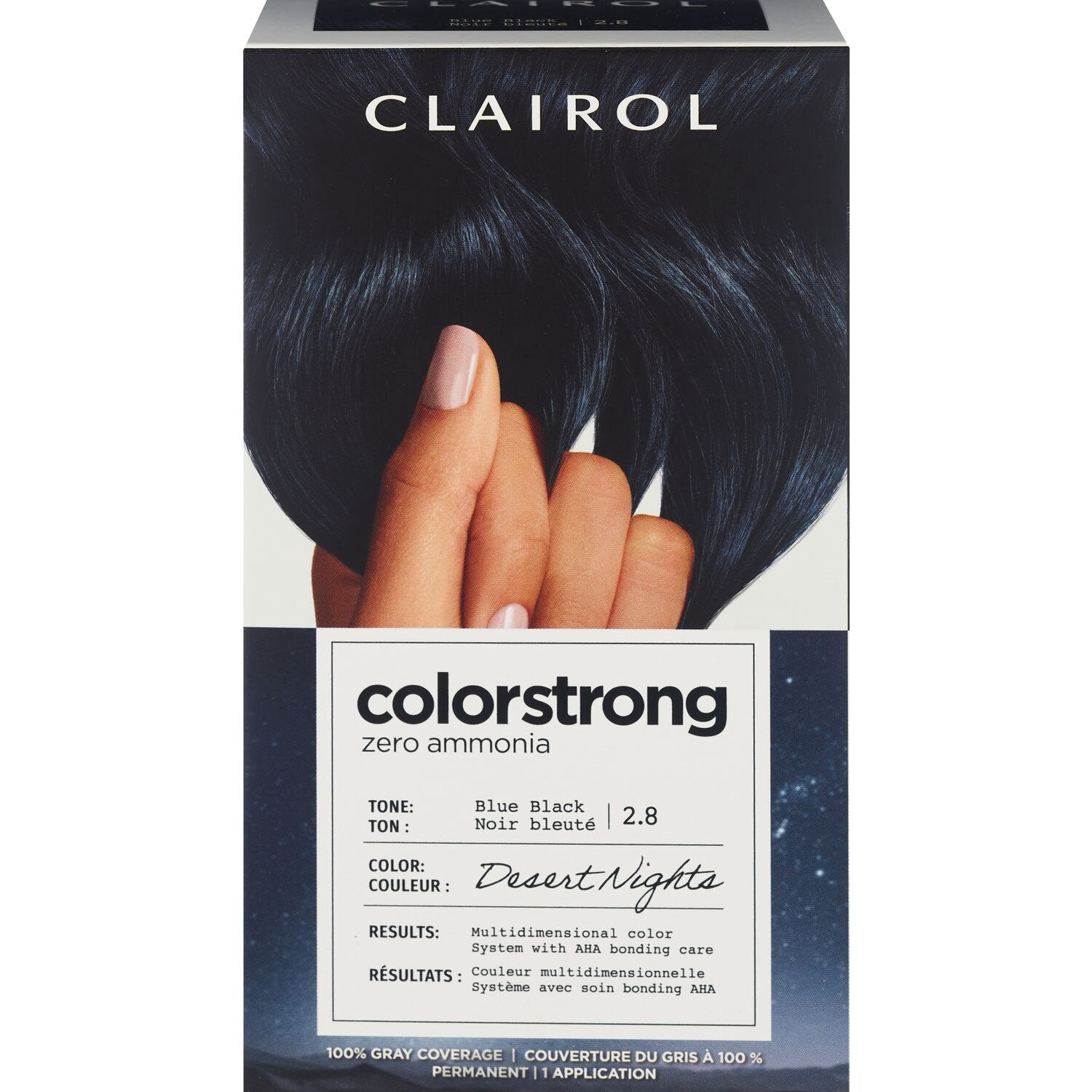 slide 5 of 5, Clairol Colorstrong Colorstrong 2.8 Blue Black Desert Nights, 1 ct