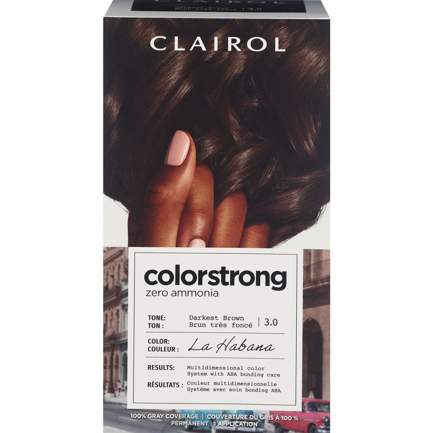 slide 4 of 5, Clairol ColorStrong 3.0 Darkest Brown La Habana, 1 ct