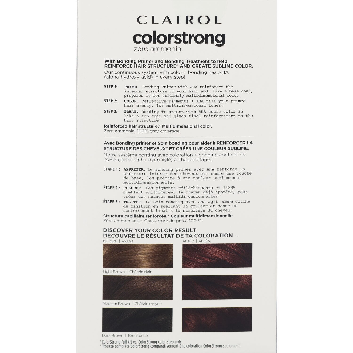 slide 2 of 6, Clairol ColorStrong 4.63 Sunset Mauve Fiji Sunset, 1 ct