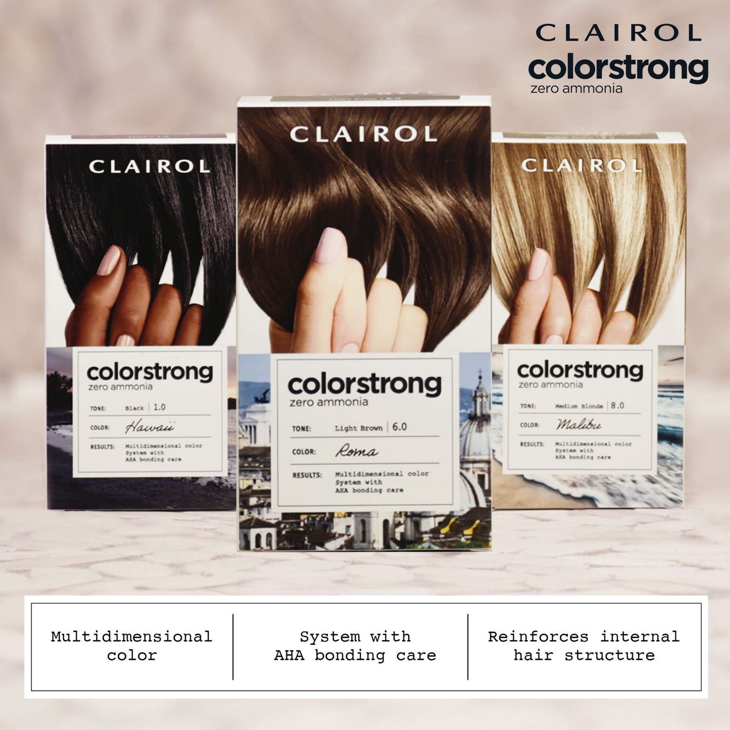 slide 4 of 7, Clairol ColorStrong 5.0 Medium Brown Toscana, 1 ct