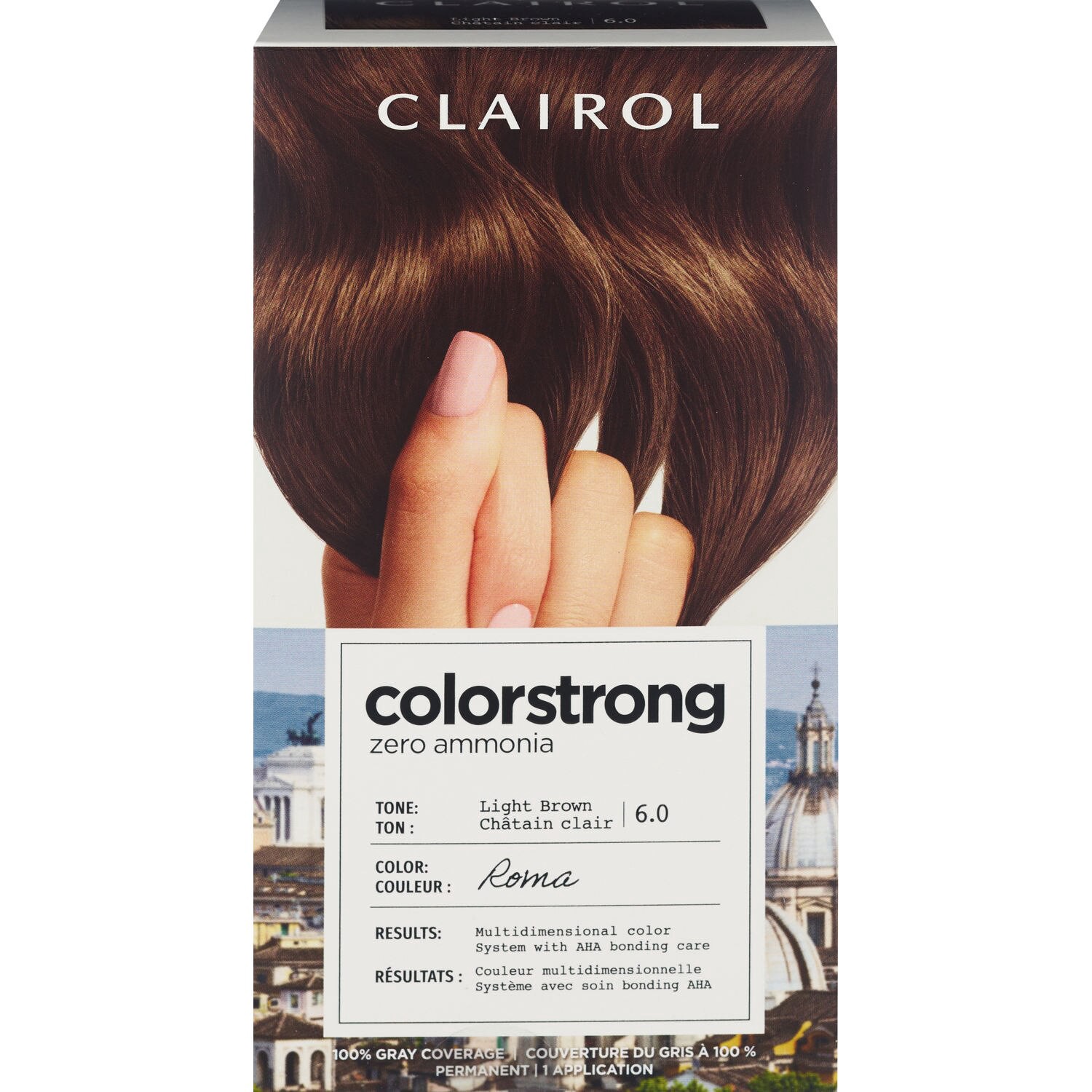 slide 2 of 5, Clairol ColorStrong 6.0 Light Brown Roma, 1 ct