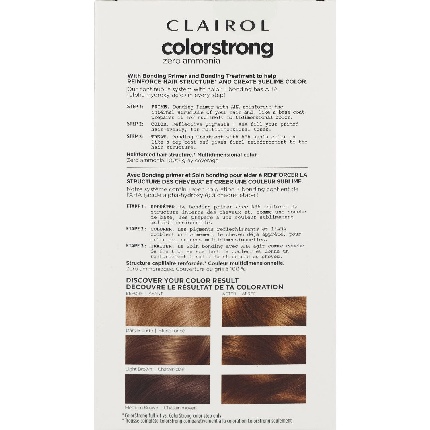 slide 3 of 5, Clairol ColorStrong 6.3 Light Golden Brown Cairo, 1 ct