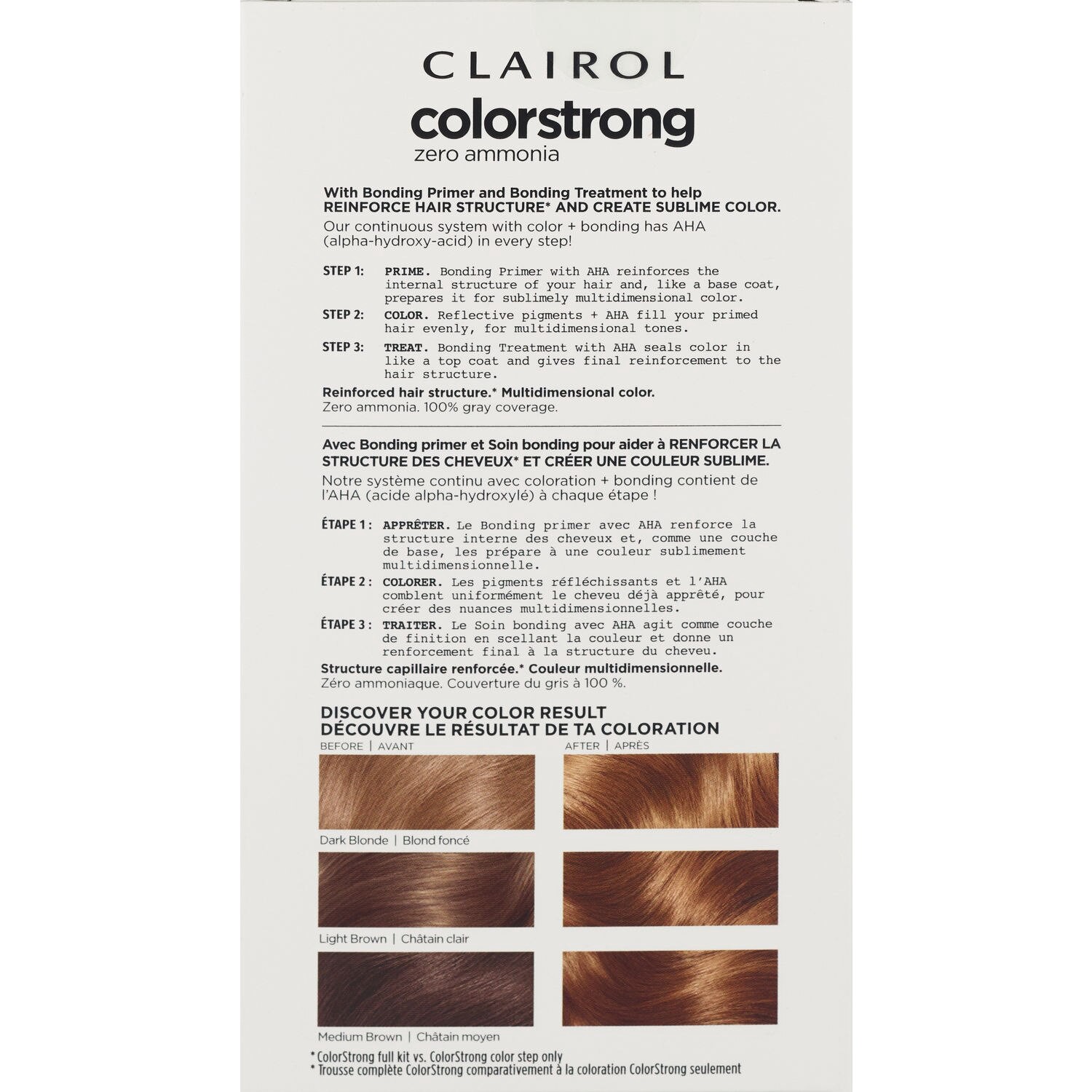 slide 5 of 6, ColorStrong Dark Blonde 7.0 Saint-Tropez Zero Ammonia Hair Color 1 ea, 1 ct