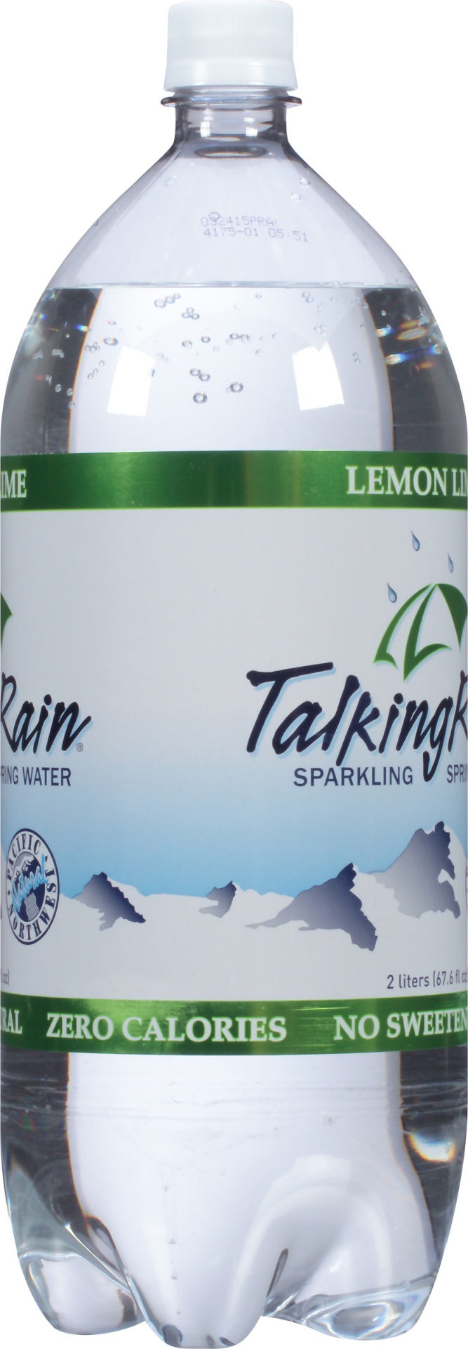 slide 3 of 6, Talking Rain Lemon-Lime Sparkling Water, 2 liter