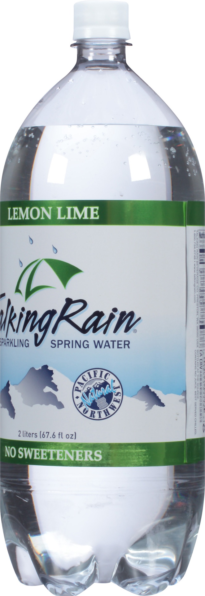 slide 4 of 6, Talking Rain Lemon-Lime Sparkling Water, 2 liter