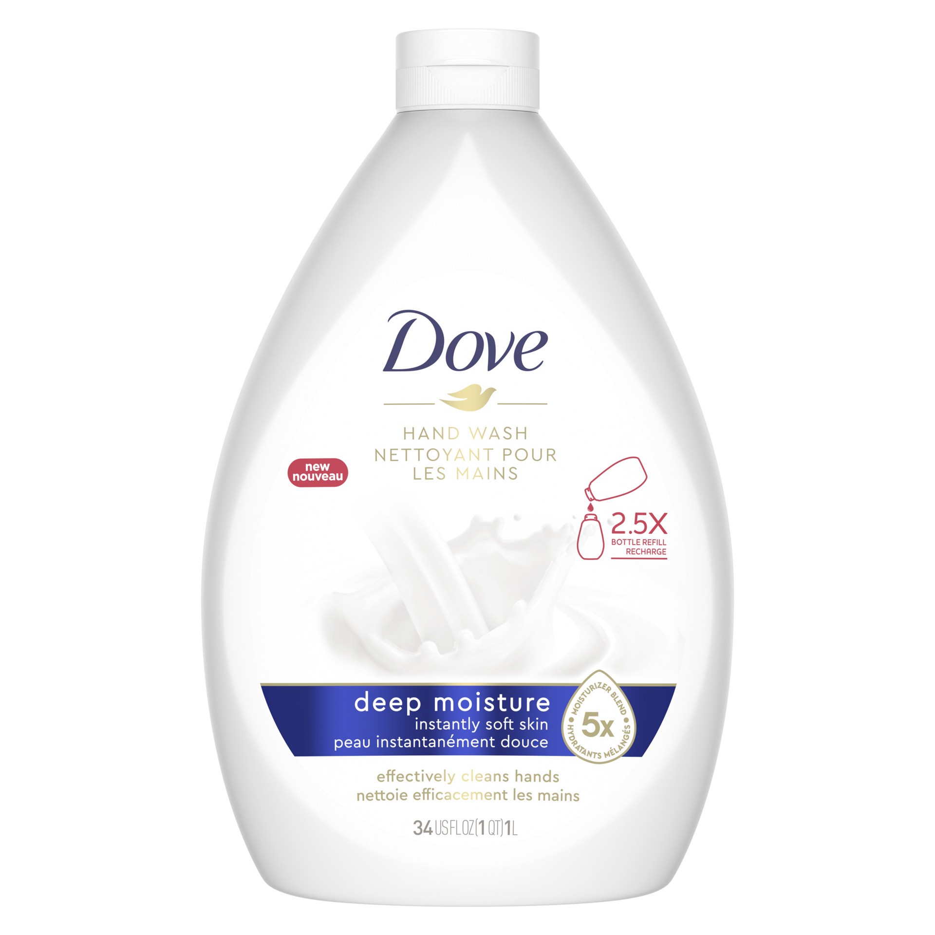 slide 1 of 4, Dove Advanced Care Deep Moisture, 34 oz, 34 oz