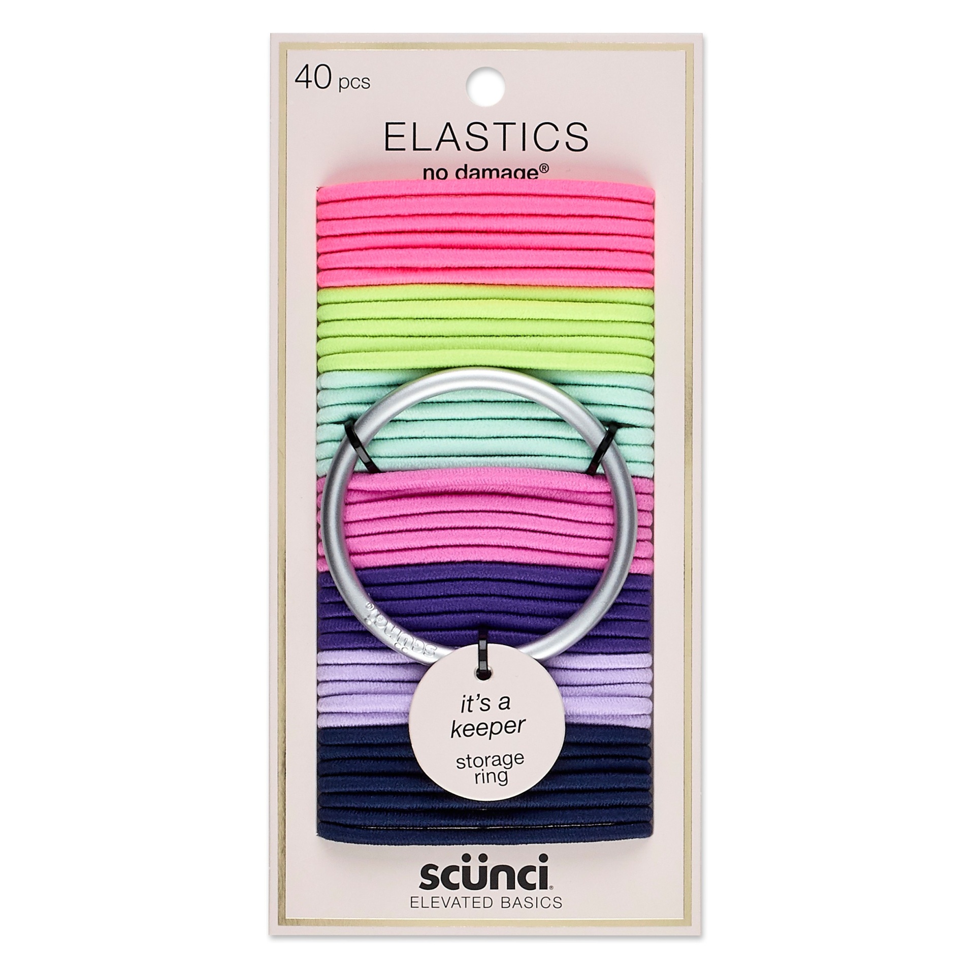 slide 1 of 1, Conair Hair Elastics, 40 ct