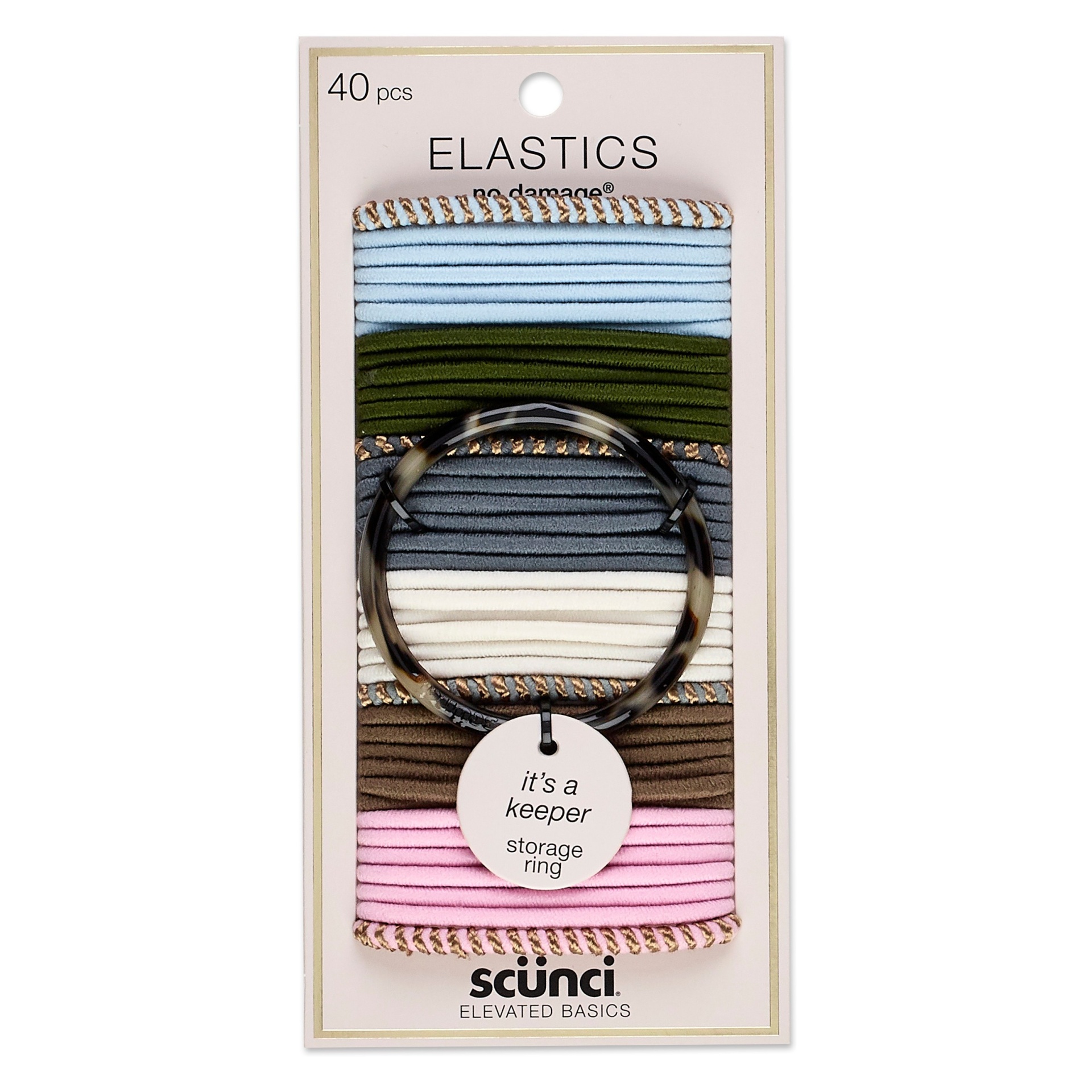 slide 1 of 2, Conair Hair Elastics, 40 ct