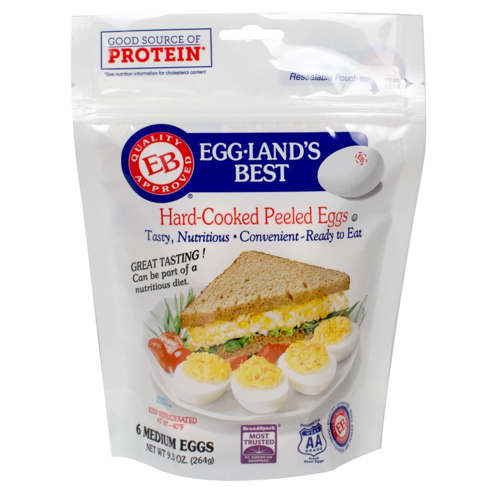 slide 1 of 7, Eggland's Best Hard Cooked Eggs, 6 ct