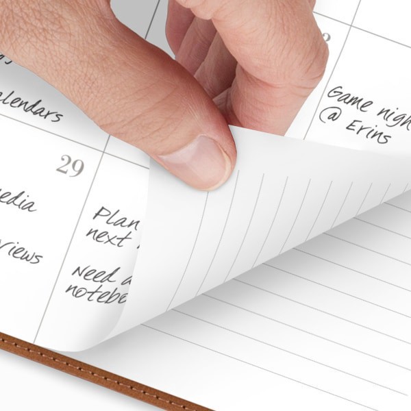 slide 3 of 10, AT-A-GLANCE® Signature Collection 2026 Weekly Monthly Planner, Brown, Large, 8 1/2"" x 11"", 1 ct