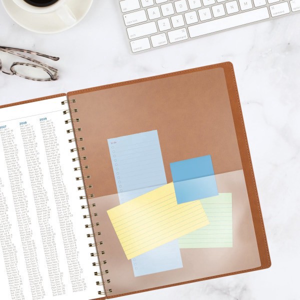 slide 2 of 10, AT-A-GLANCE® Signature Collection 2026 Weekly Monthly Planner, Brown, Large, 8 1/2"" x 11"", 1 ct