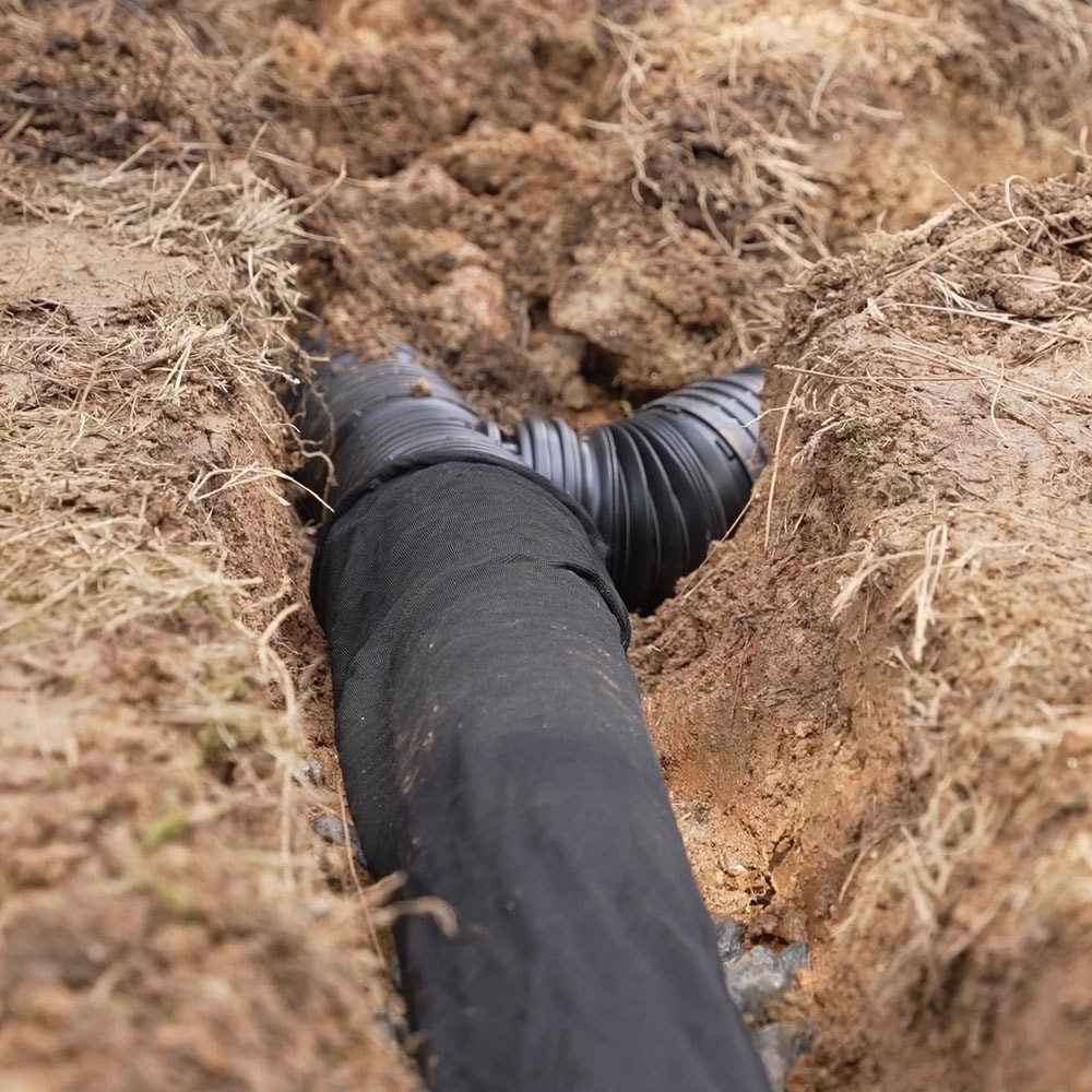 slide 6 of 6, FLEX Drain by Amerimax 4-in x 8-ft Corrugated Perforated Pipe, 1 ct