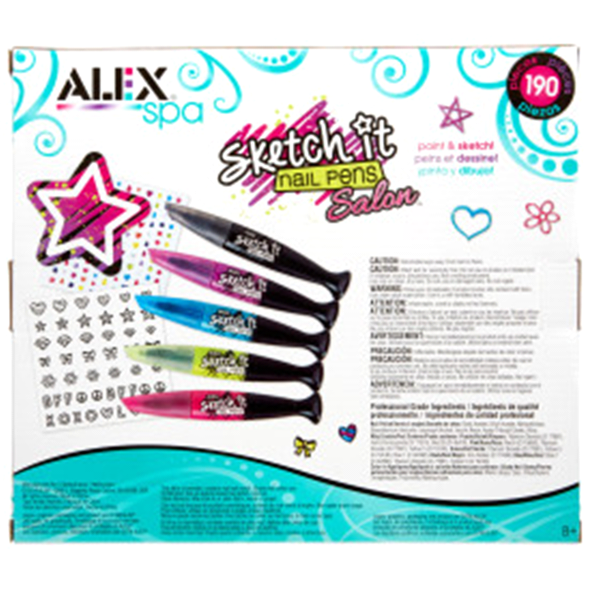 slide 4 of 4, ALEX Toys Spa Sketch It Nail Pen Salon, 1 ct